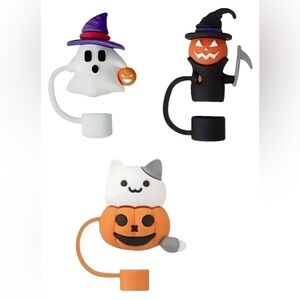 Straw covers choose one really cute for Halloween and fall